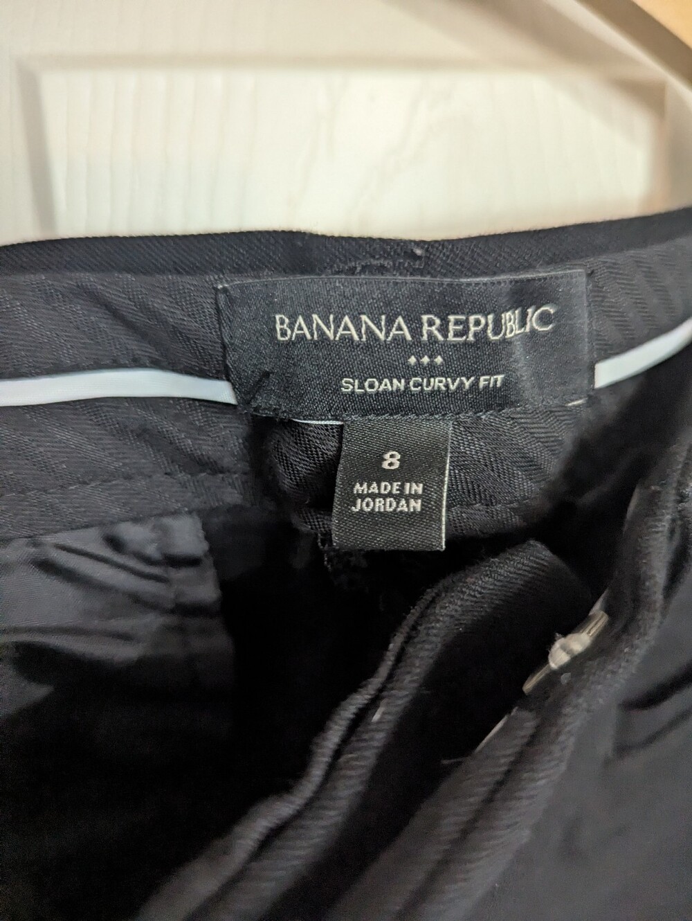 Banana Republic Sloan Curvy Fit Dress Pants β Black - Picture 3 of 7